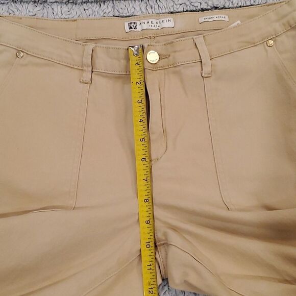 Tan Anne Klein skinny ankle jeans size 14 - Picture 9 of 10